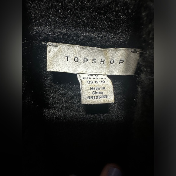 Topshop Black Turtleneck Sweater - Picture 2 of 5
